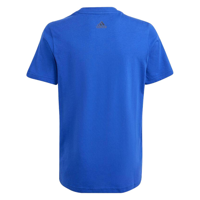 Adidas Kinder/kids essentials lineair katoenen logo t-shirt UTPP3507_blue large Adidas Kinder/kids essentials lineair katoenen logo t-shirt UTPP3507_blue large