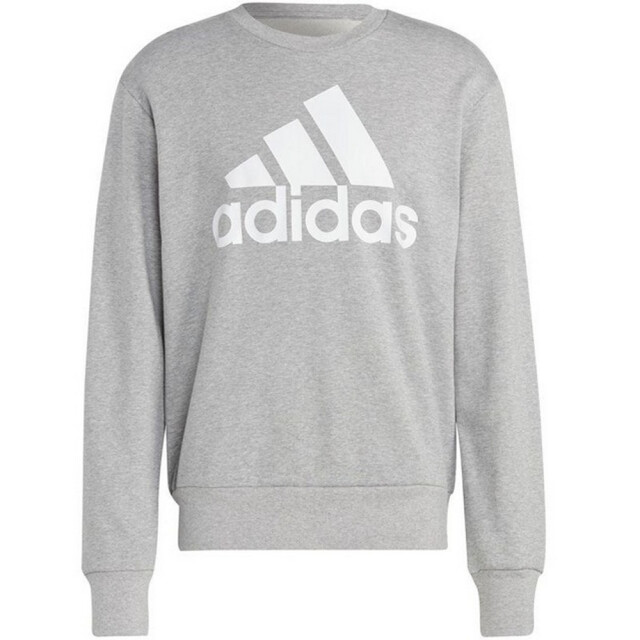 Adidas Heren essentials sweatshirt met groot logo in french terry UTPP3652_grey large