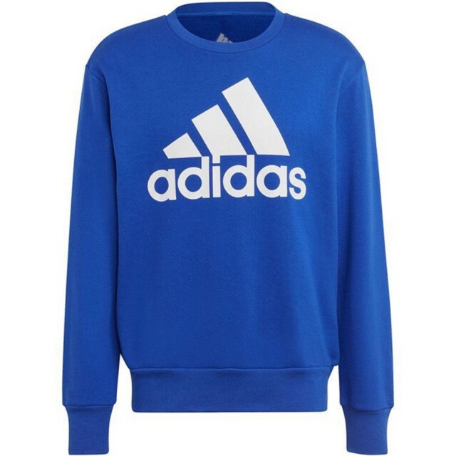 Adidas Heren essentials sweatshirt met groot logo in french terry UTPP3652_blue large