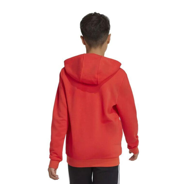 Adidas Kinder/kids essentials katoenen hoodie met groot logo UTPP3704_red large Adidas Kinder/kids essentials katoenen hoodie met groot logo UTPP3704_red large
