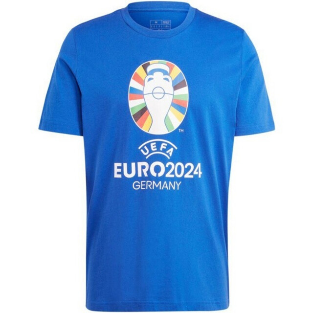Adidas Heren uefa euro24 t-shirt UTPP4575_blue large