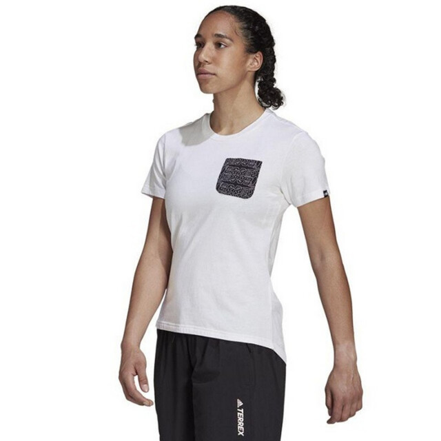 Adidas Dames terrex pocket t-shirt UTPP4668_white large