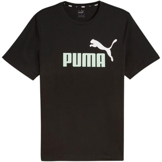 Puma Heren ess+ 2 col logo t-shirt UTPP4916_black large