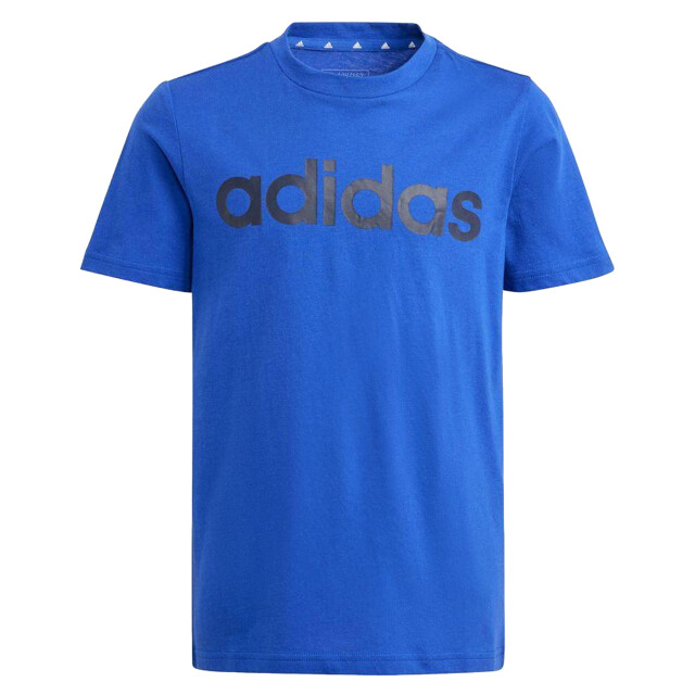 Adidas Kinder/kids essentials lineair katoenen logo t-shirt UTPP3507_blue large Adidas Kinder/kids essentials lineair katoenen logo t-shirt UTPP3507_blue large