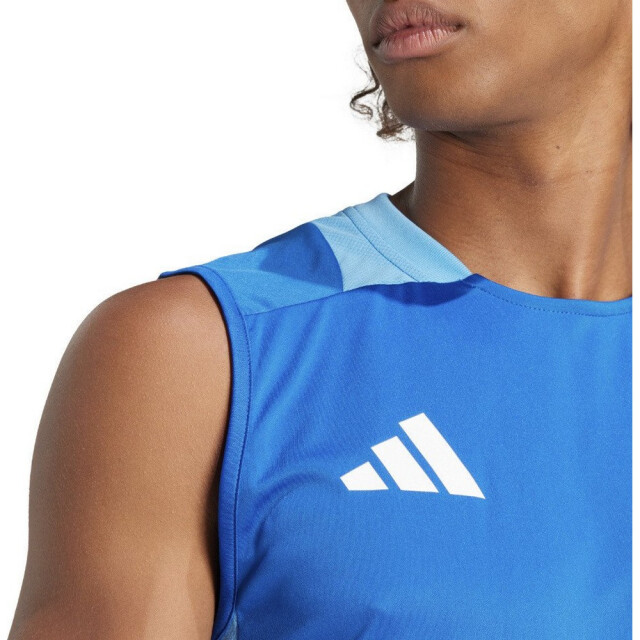 Adidas Heren tiro 24 wedstrijd trainingsshirt mouwloos UTPP3007_blue large