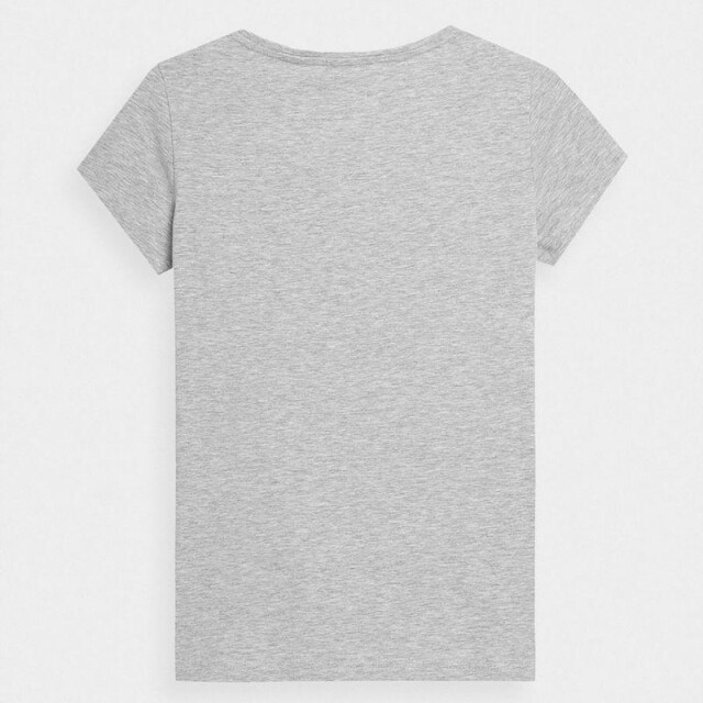 4F Dames bedrukt normaal t-shirt UTPP1648_grey large 4F Dames bedrukt normaal t-shirt UTPP1648_grey large