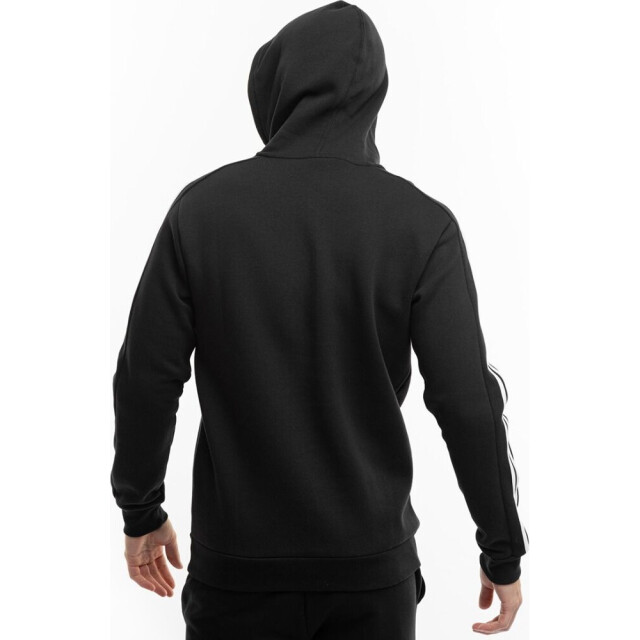 Adidas Heren essentials gestreepte fleece hoodie UTPP1682_black large