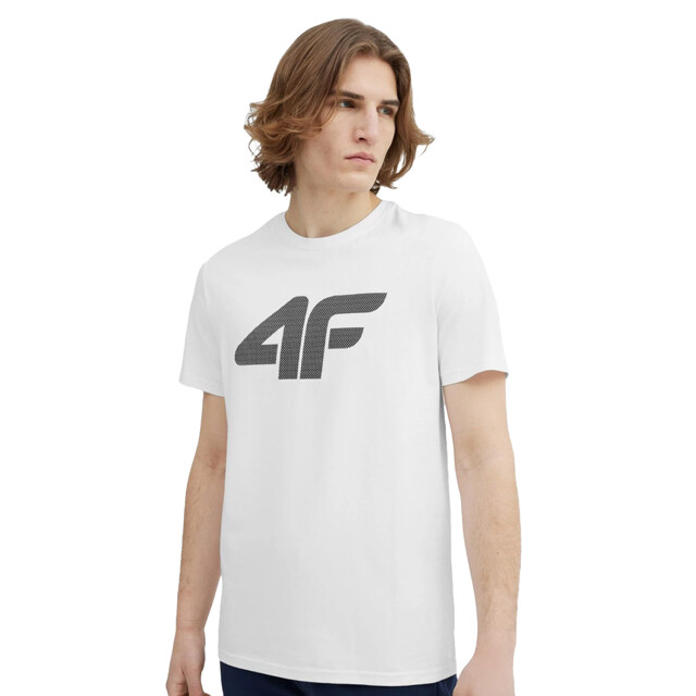 4F Heren ss23ttshm537 t-shirt UTPP1726_white large