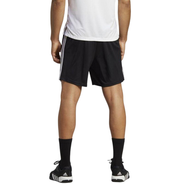 Adidas Heren train essentials pique 3 streep shorts UTPP2761_black large