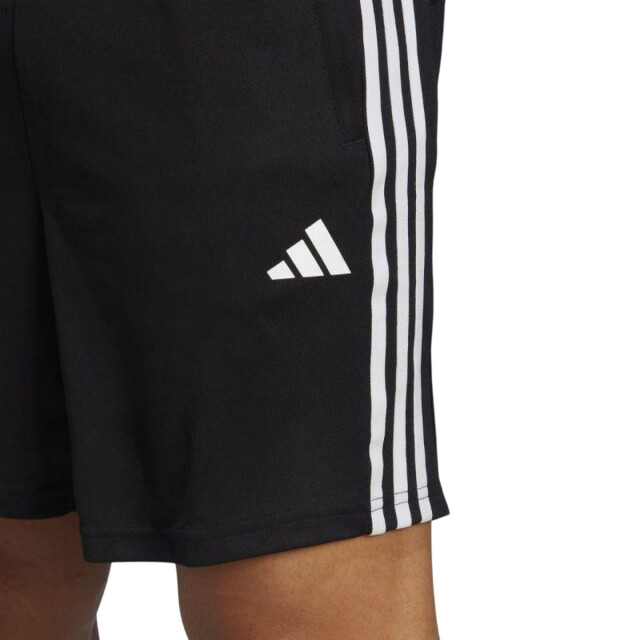 Adidas Heren train essentials pique 3 streep shorts UTPP2761_black large