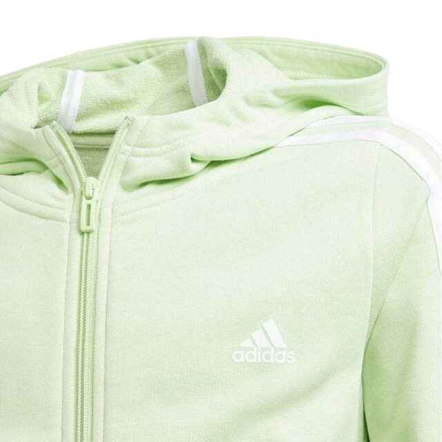 Adidas Meisjes capuchon met 3 strepen UTPP2497_green large Adidas Meisjes capuchon met 3 strepen UTPP2497_green large