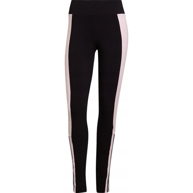Adidas Dames essentials legging kleurblok UTPP2011_blackpink large Adidas Dames essentials legging kleurblok UTPP2011_blackpink large