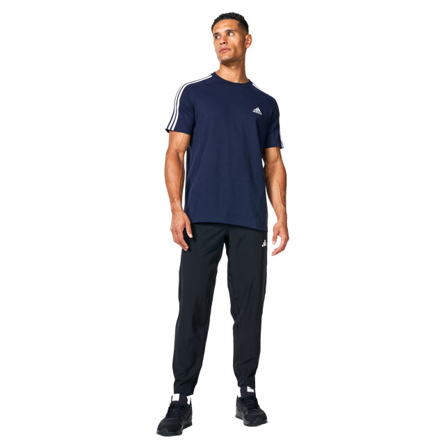 Adidas Heren essentials gestreept single jersey t-shirt UTPP1591_navyblue large Adidas Heren essentials gestreept single jersey t-shirt UTPP1591_navyblue large