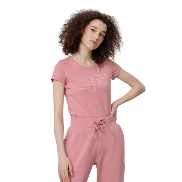 4F Dames h4l22-tsd353 t-shirt UTPP1541_pink large