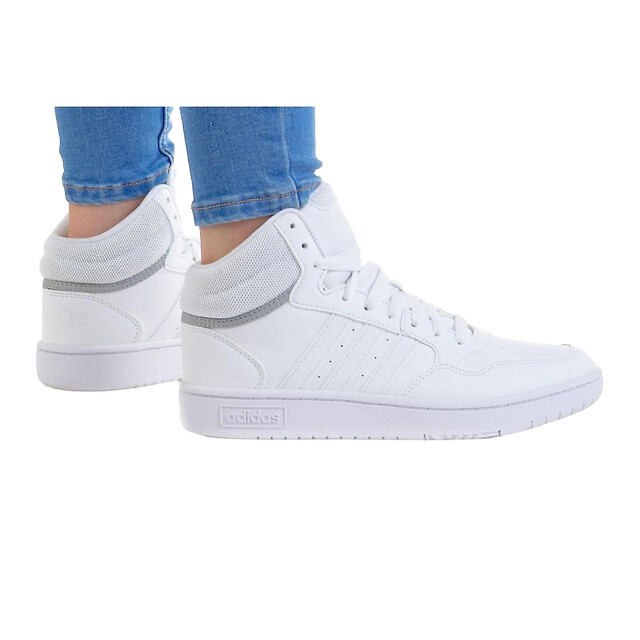 Adidas Volwassen uniseks hoops 3.0 mid cut trainers UTPP4375_white large