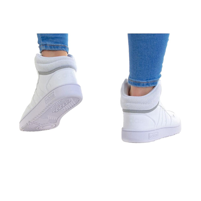 Adidas Volwassen uniseks hoops 3.0 mid cut trainers UTPP4375_white large