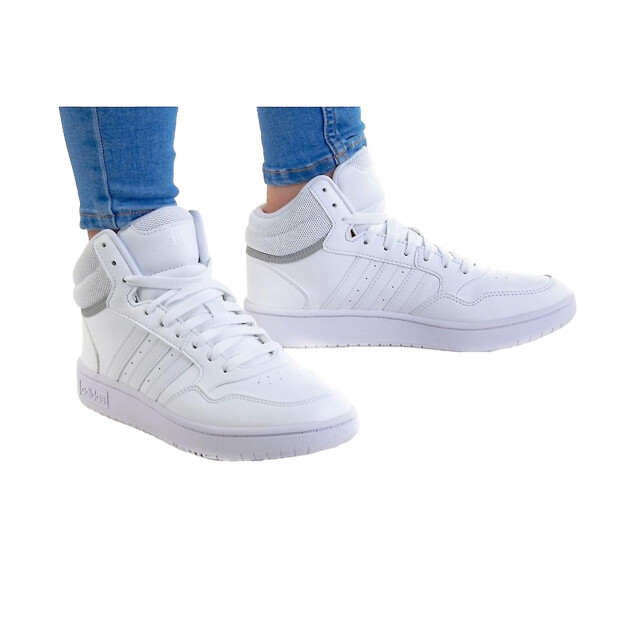 Adidas Volwassen uniseks hoops 3.0 mid cut trainers UTPP4375_white large