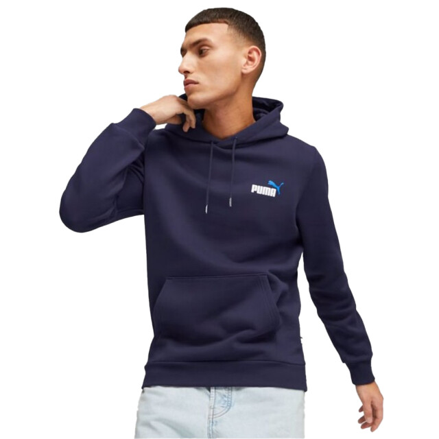 Puma Heren ess+ 2 col small logo hoodie UTPP4164_navyblue large