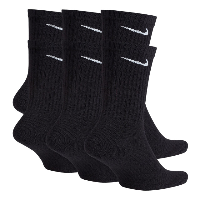 Nike Uniseks adult everyday gewatteerde sokken (set van 6) UTPP1261_black large