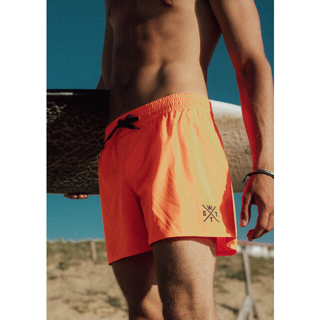 WATTS Heren zwemshort r-coolz effen neon 1R-COOLZ-W5000 large
