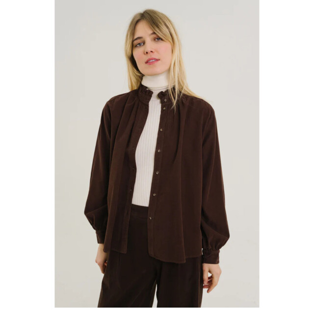 Sacrécoeur Cacao blouses soline Soline large