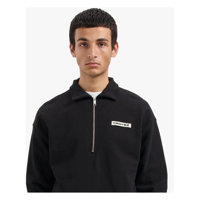Croyez Homme Etiquette half-zip sweaters cr2-pf25-02 CR2-PF25-02 large