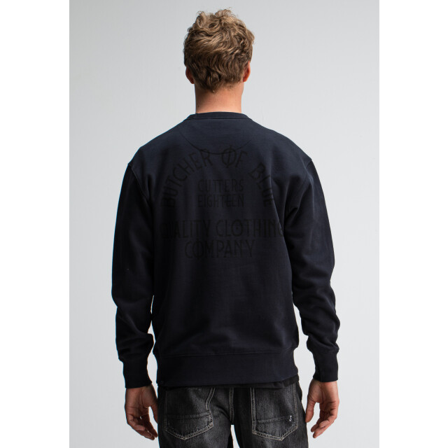 Butcher of Blue Kuro frat loose crew M2523015-998 large Butcher of Blue Kuro frat loose crew M2523015-998 large