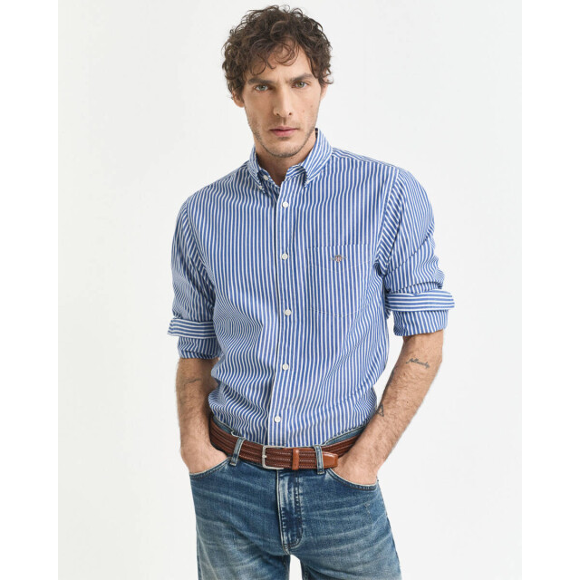 Gant Overhemd lange mouw 3000130 poplin st Gant Overhemd lange mouw 3000130 POPLIN ST large