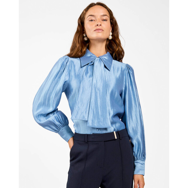 Aaiko Blouse lange mouw veronne tie shimm Aaiko Blouse lange mouw VERONNE TIE SHIMM large