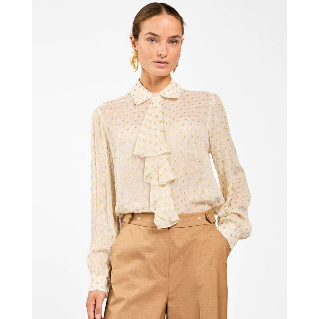 Aaiko Blouse lange mouw yalise dot tba Aaiko Blouse lange mouw YALISE DOT TBA large