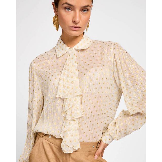Aaiko Blouse lange mouw yalise dot tba Aaiko Blouse lange mouw YALISE DOT TBA large