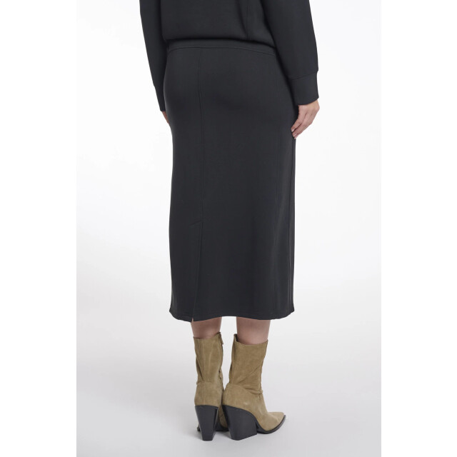 Rino & Pelle Ciska.7002511 rino en pelle jersey skirt with elastic waistband black Ciska.7002511 Black large