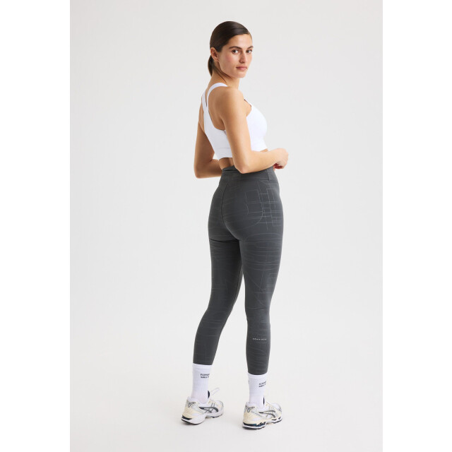 Röhnisch logo effect high waist tights lange trainingslegging dames - 072349_200-L large