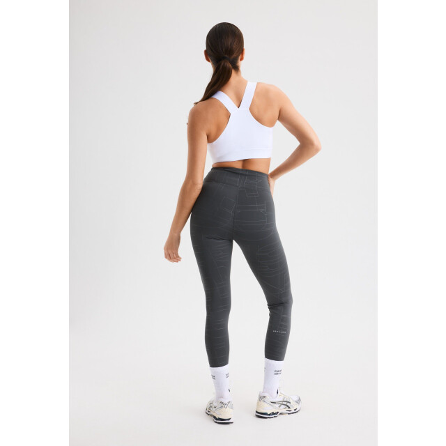 Röhnisch logo effect high waist tights lange trainingslegging dames - 072349_200-L large