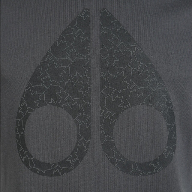 Moose Knuckles Chamblee leaf tee cement 158767339 large