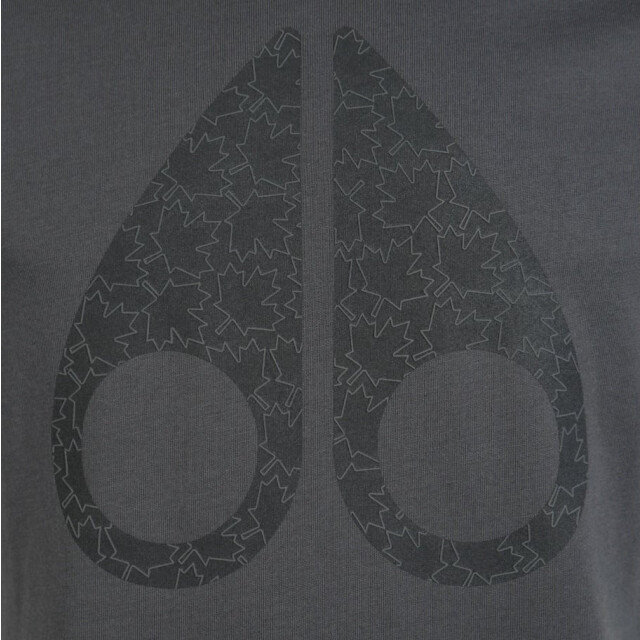 Moose Knuckles Chamblee leaf tee cement 158767339 large