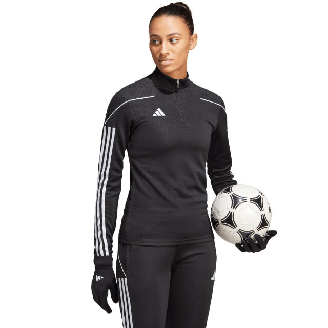 Adidas Dames tiro 23 league quarter zip sweatshirt UTPP4351_black large