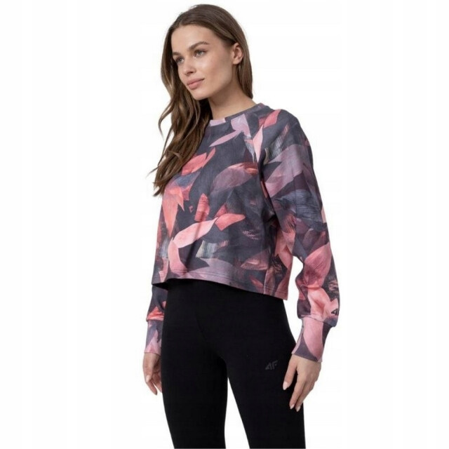 4F Dames h4z22 sweatshirt met all-over print UTPP3983_multicoloured large 4F Dames h4z22 sweatshirt met all-over print UTPP3983_multicoloured large