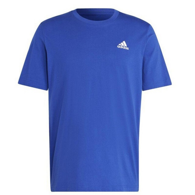 Adidas Heren essentials geborduurd logo single jersey t-shirt UTPP4656_blue large