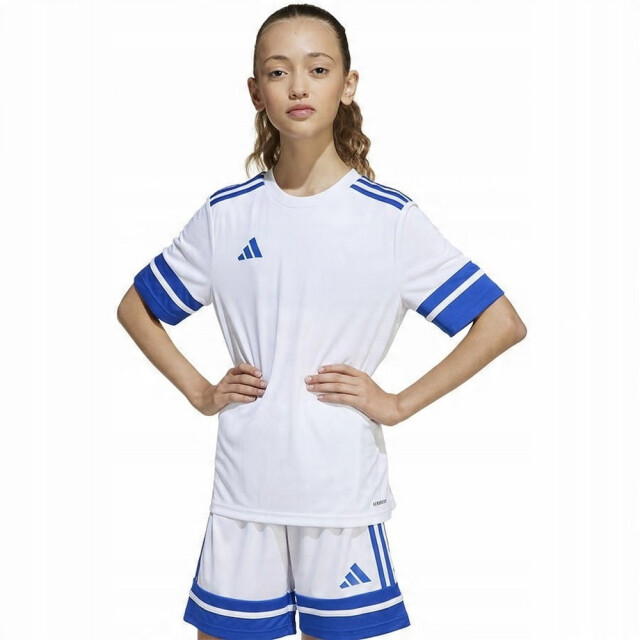 Adidas Kinderen/kinderen squadra 25 t-shirt UTPP3406_whiteblue large Adidas Kinderen/kinderen squadra 25 t-shirt UTPP3406_whiteblue large