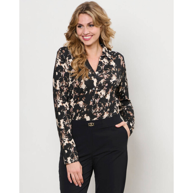 &Co Woman Blouse lange mouw bl389 vayen &Co Woman Blouse lange mouw BL389 VAYEN large