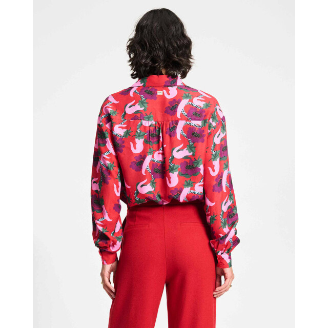 Pom Amsterdam Blouse lange mouw sp9289 Pom Amsterdam Blouse lange mouw SP9289 large