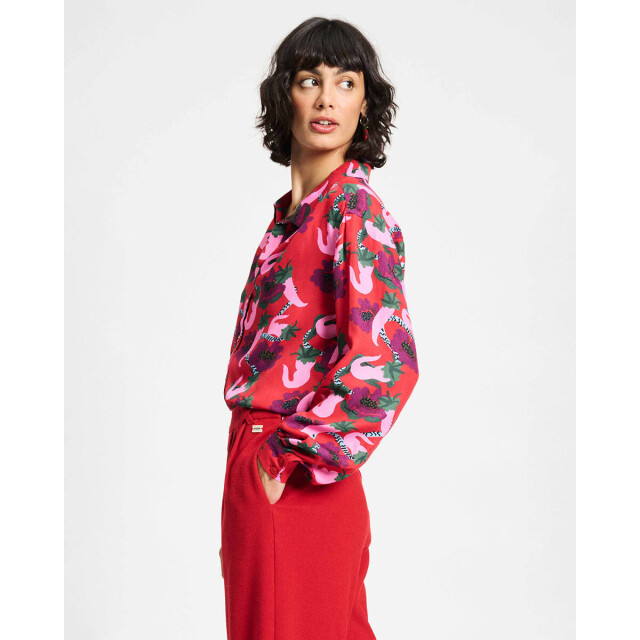 Pom Amsterdam Blouse lange mouw sp9289 Pom Amsterdam Blouse lange mouw SP9289 large