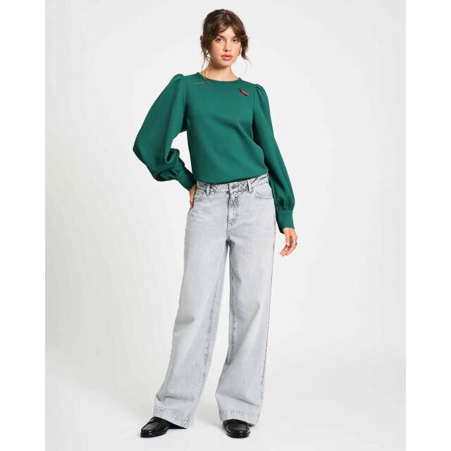 Pom Amsterdam Top lange mouw sp9273 Pom Amsterdam Top lange mouw SP9273 large