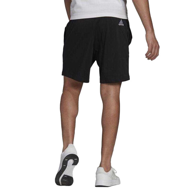 Adidas Heren essential aeroready linear logo shorts UTPP2407_black large