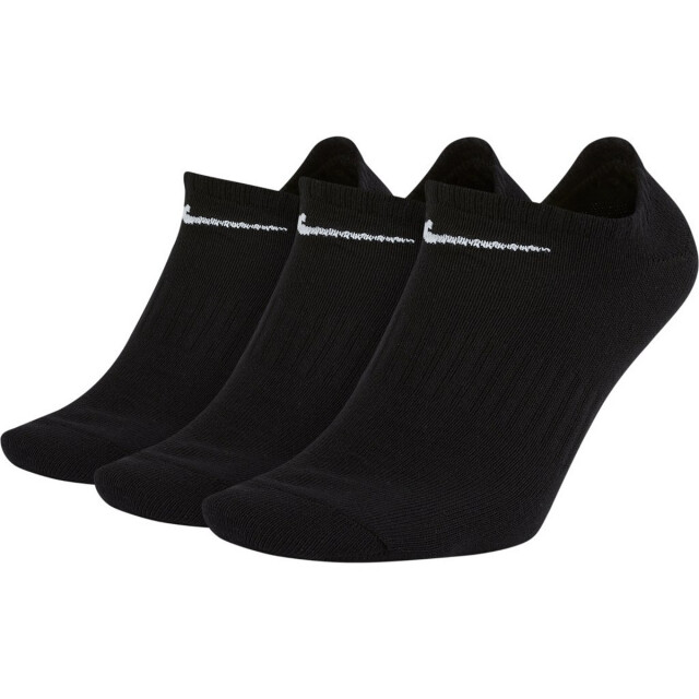 Nike Uniseks adult everyday lightweight training no-show sokken UTPP3140_blackwhitegrey large