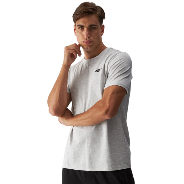 4F Heren wmm00ttshm1843 t-shirt UTPP6391_grey large