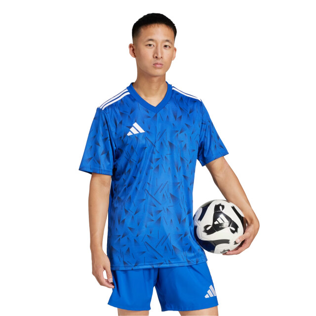 Adidas Heren team icoon 25 geometrisch patroon t-shirt UTPP5966_royalblue large