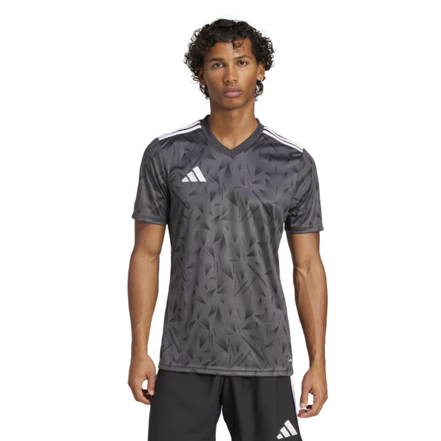 Adidas Heren team icoon 25 geometrisch patroon t-shirt UTPP5966_darkgrey large