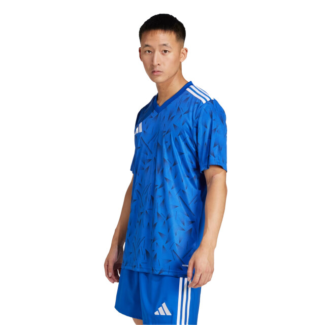 Adidas Heren team icoon 25 geometrisch patroon t-shirt UTPP5966_royalblue large